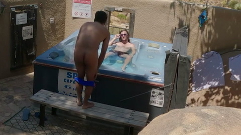 Nudes of Parthik Miraj from The Code. Butt, desert, hot tub. 196746