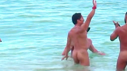 Self from Below Deck Naked. Butt, beach, butts. 197261