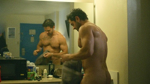 Gerardo Celasco Nude in The Waterfront. Butt, Shirtless, after shower, brown hair. 197176
