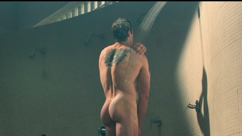 Nudes of Roque Pérez from Olympo. Butt, back tattoo, muscular. 197202