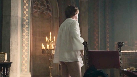 Nudes of Ulrich Cillei from Rise of the Raven. Butt, bedroom, getting dressed. 197316
