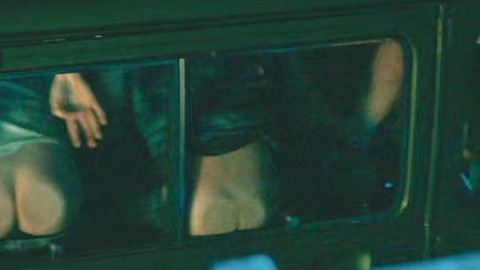 Nudes of Wayne Gilmore from Happy Gilmore 2. Butt, mooning, mooning in car. 197658