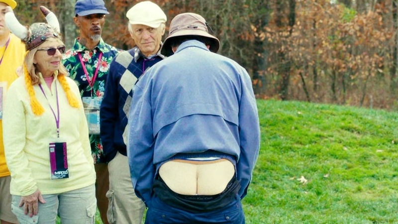 Donald Jr. from Happy Gilmore 2 Naked. Butt, a-slist, golf course. 197699