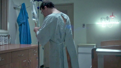Simon Boulerice Nude as Simon. Butt, glasses, hospital. 197876