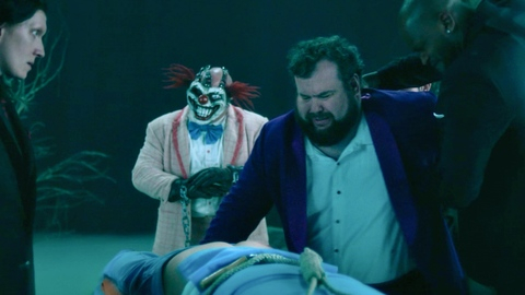Johnno Wilson Naked in Twisted Metal. Butt, bite mark, face down. 198151