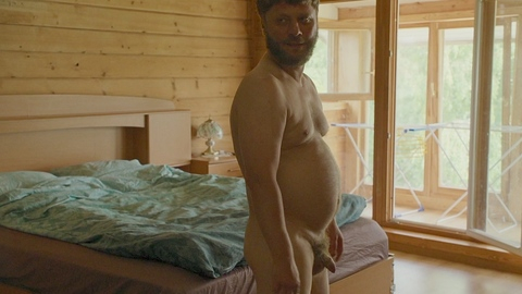 Giedrius Kiela Naked as Tomas. Balls, Penis, Shirtless, beard, bedroom. 198189