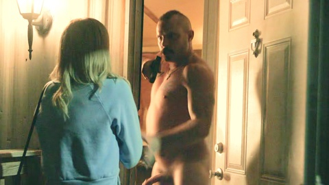 Michael Aaron Milligan Naked in The Hunting Wives. Balls, Penis, Shirtless, mustache, night. 198211