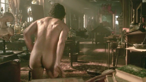 Victor Frankenstein from Frankenstein Naked. Butt, A-List, long hair. 199151