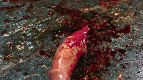 Peter Romano Naked as Officer Chris. Penis, Prosthetic, nude, on floor. 198321
