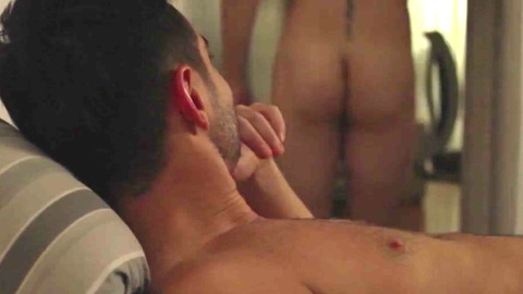Nudes of David from Since the Last Time We Met. Butt, back tattoo, doorway. 198336