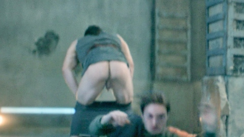 Black Hole from Gen V Naked. Balls, Butt, back sack, bent over. 198929