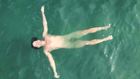 Marco Pigossi Naked in High Tide. Penis, Shirtless, brown hair, nude. 198391