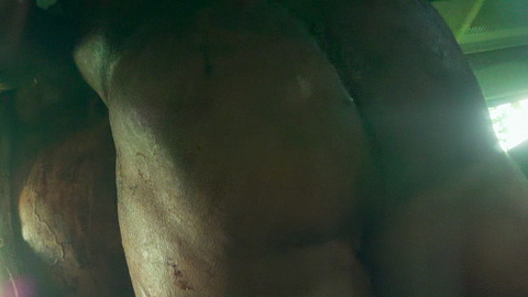 Samson from 28 Years Later Naked. Butt, close up, nude. 198461