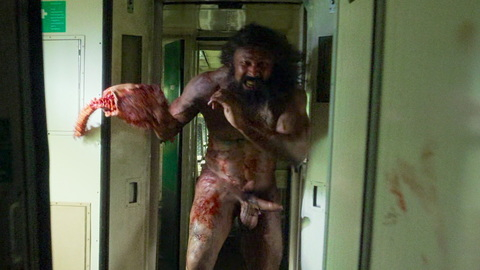 Nudes of Samson from 28 Years Later. Balls, Penis, Prosthetic, Shirtless, bloody, flopping penis. 198462