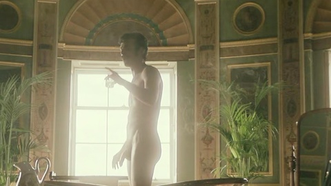 Anthony Boyle Naked as Arthur Guinness. Balls, Penis, Shirtless, bath, brown hair. 198525