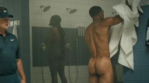 Xavier Mills Nude in Chad Powers. Butt, bare back, black. 198568