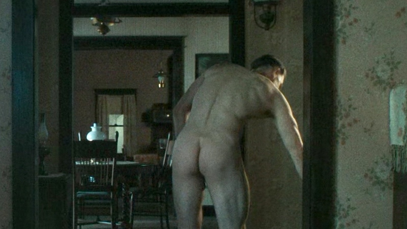 Ed Gein from Monster Naked. Butt, Shirtless, bent over, getting dressed. 198689