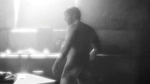 Pio Marmaï Nude as Nero. Butt, black and white, brown hair. 198764
