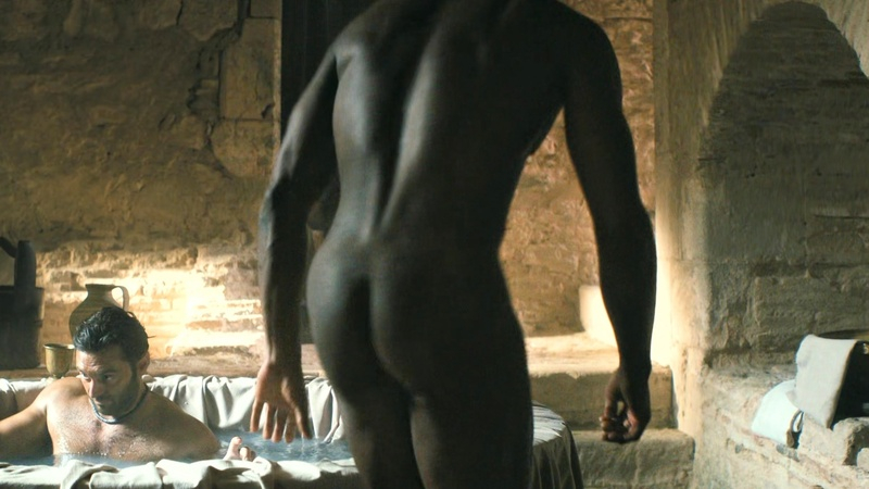 Yann Gael Nude as Luther. Butt, Shirtless, bath, bath tub. 198758