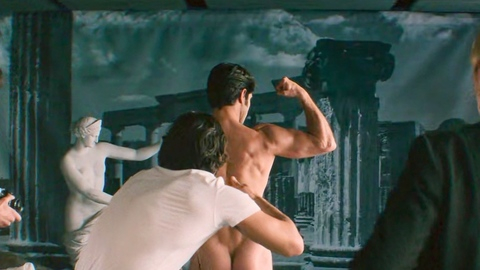 Marco Rossetti Naked as Steve Magenta. Butt, flexing, muscular. 199227