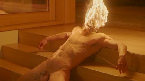 Nolan Gerard Funk in Raptus (2025) Balls Cgi Shirtless Head On Fire Nude 199312