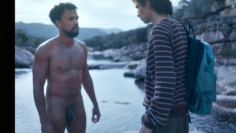 Fernando Santana Nude in The Son of a Thousand Men. Balls, Penis, Shirtless, beard, nude. 199348