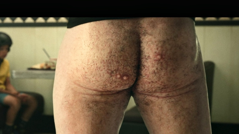 Simon Feek Naked as "Triggered?". Butt, Prosthetic, close-up, nude. 199449