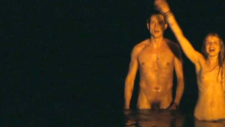 Nudes of Felix Blaumeiser from Funeral for a Dog. Penis, Shirtless, night, partial penis. 199476