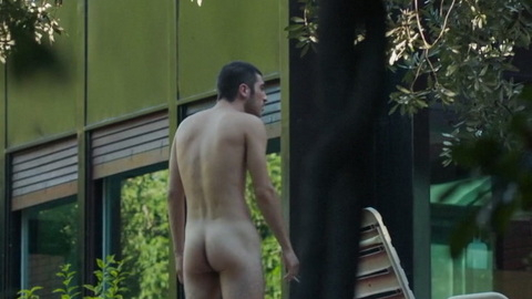 Adolfo from The Wailing Naked. Butt, back, backyard. 199511