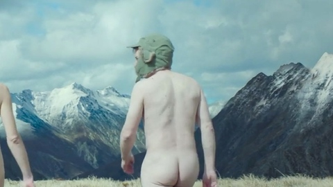 Damon Herriman Naked in Nude Tuesday. Butt, hiking, mountain. 199729