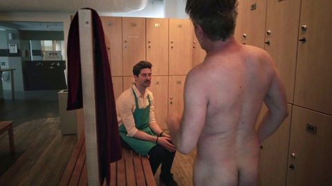 Darron Meyer Nude in Hag. Butt, locker room, nude. 199708