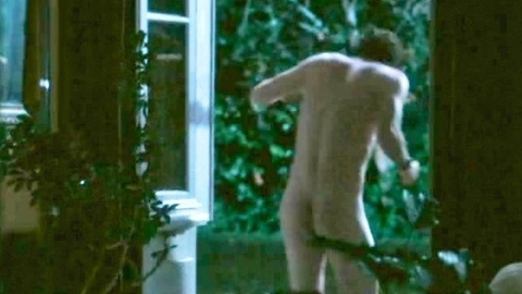 Philippe from Cassandre Naked. Butt, Shirtless, brown hair, night. 199913