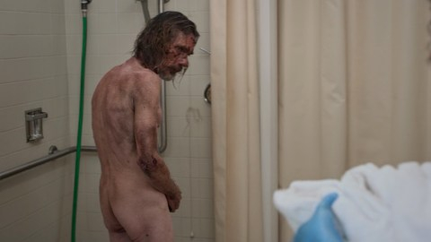 Troy Digby from The Pitt Naked. Butt, bare back, dirty. 199955