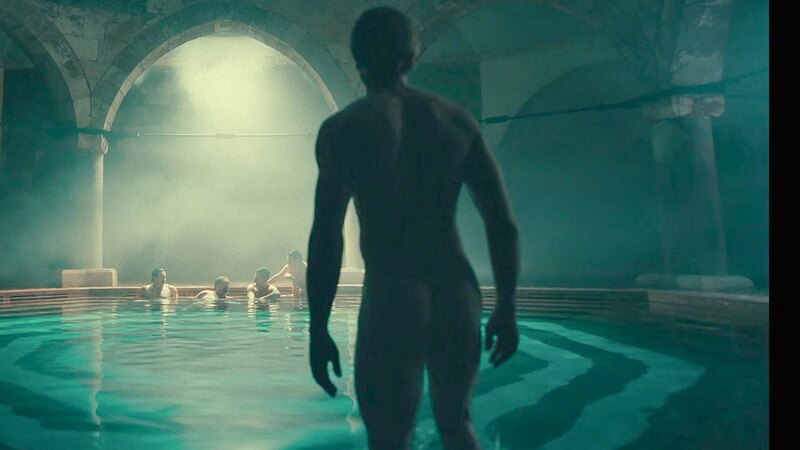 Artjom Gilz Naked in PONIES. Butt, getting in pool, nude. 200005