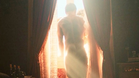 David Junior Naked in Madam Beja. Butt, bedroom, black. 200383