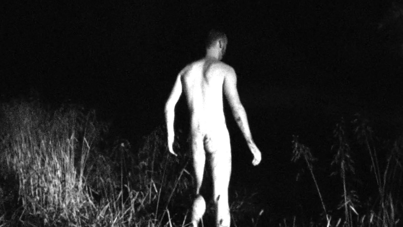 Nate Krimmel Naked in OBEX. Butt, Shirtless, field, night. 200269
