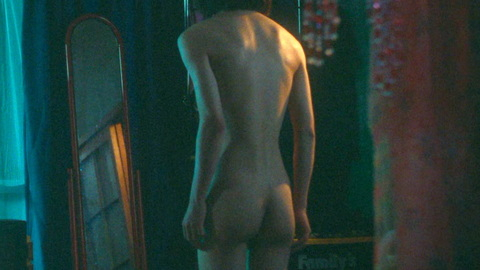 Haruki Mochizuki Naked as Ai Haruna. Butt, back, mirror. 200319