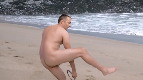 Jeff Pollard Naked in Mutants of Nature Cove. Butt, Penis. 200467