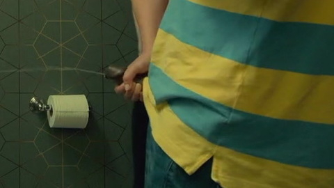 Nudes of Ray Hammond from Reunion. Penis, Prosthetic, bathroom, bottles taped to hands. 200520