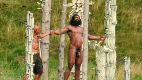 Samson from 28 Years Later: The Bone Temple Naked. Balls, Penis, Shirtless, big, big arms. 200561