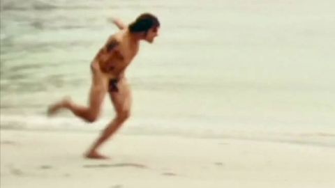 Nuno from Romería Naked. Balls, Penis, Shirtless, beach, nude. 200573