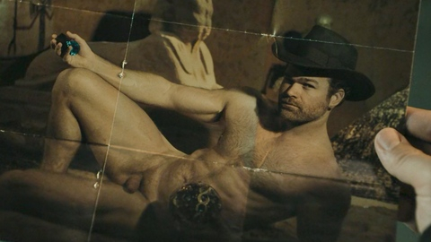 David Harbour Nude as Floyd. Balls, Body Double, Penis, Shirtless, magazine, nude. 201446