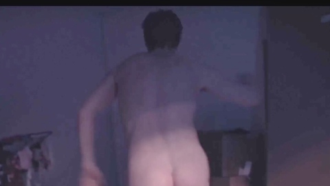 Artyom Bystrov Naked in The Owner. Butt, bedroom, getting out of bed. 200761
