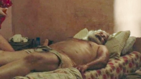 Borracho from Thesis on a Domestication Naked. Gay, Penis, Prosthetic, Shirtless, Underwear, nude, on bed. 200927