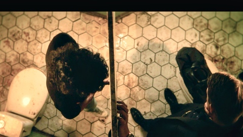Aleksander Varadian Naked in Detective Hole. Penis, Prosthetic, bathroom, gloryhole. 201205
