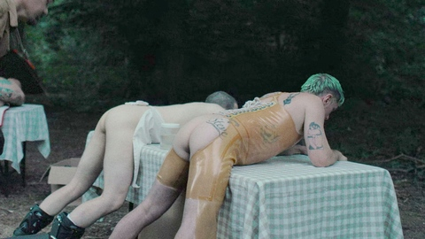 Nudes of Kevin from Pillion. Butt, Gay, bent over, bent over table. 201258