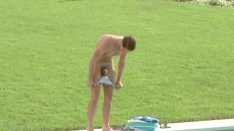 Jason Caceres Nude as Greg. Balls, Penis, Shirtless, long shot, nude. 201350