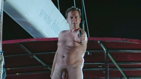 Jonathan Zaccaï Nude in Bandi. Balls, Penis, Shirtless, full frontal, handgun. 201412
