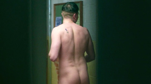Stuart Campbell Naked as Young Ruben. Butt, nude, through doorway. 201615