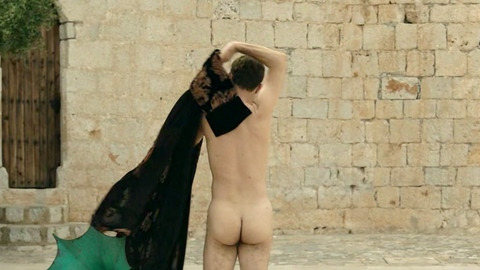 Pedro Alonso Nude as Andrés 'Berlín' de Fonollosa. Butt, nude, outdoors. 201770